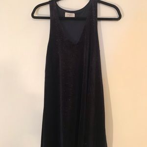 Velvet tank dress